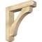 Ekena Millwork Legacy Craftsman Rough Sawn Bracket w/ Offset Brace, Douglas Fir, 6"W x 28"D x 28"H BKT0604X28X28LEC04RDF - alternate 1